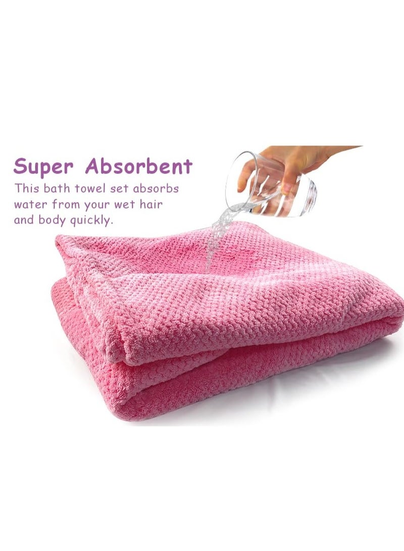 Microfiber Wearable Towel Bath, Ladies Sling Towel Wrap, Bath and Gym Towel, Quick Dry Fleece Bathrobe, Women Shower Wrap Towel with Pocket, Towel Wrap for Women (Size:L)