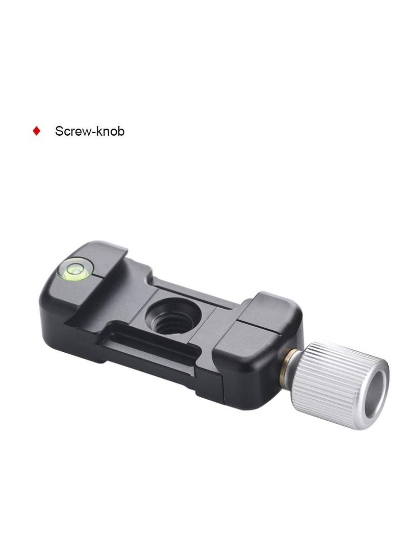 DDC-26LT QR-Plate Clamp Combo Arca Clamp Screw-knob Clamp Quick Release Clamp Tripod Mount Adapter for Arca/RRS QR Plate 26mm