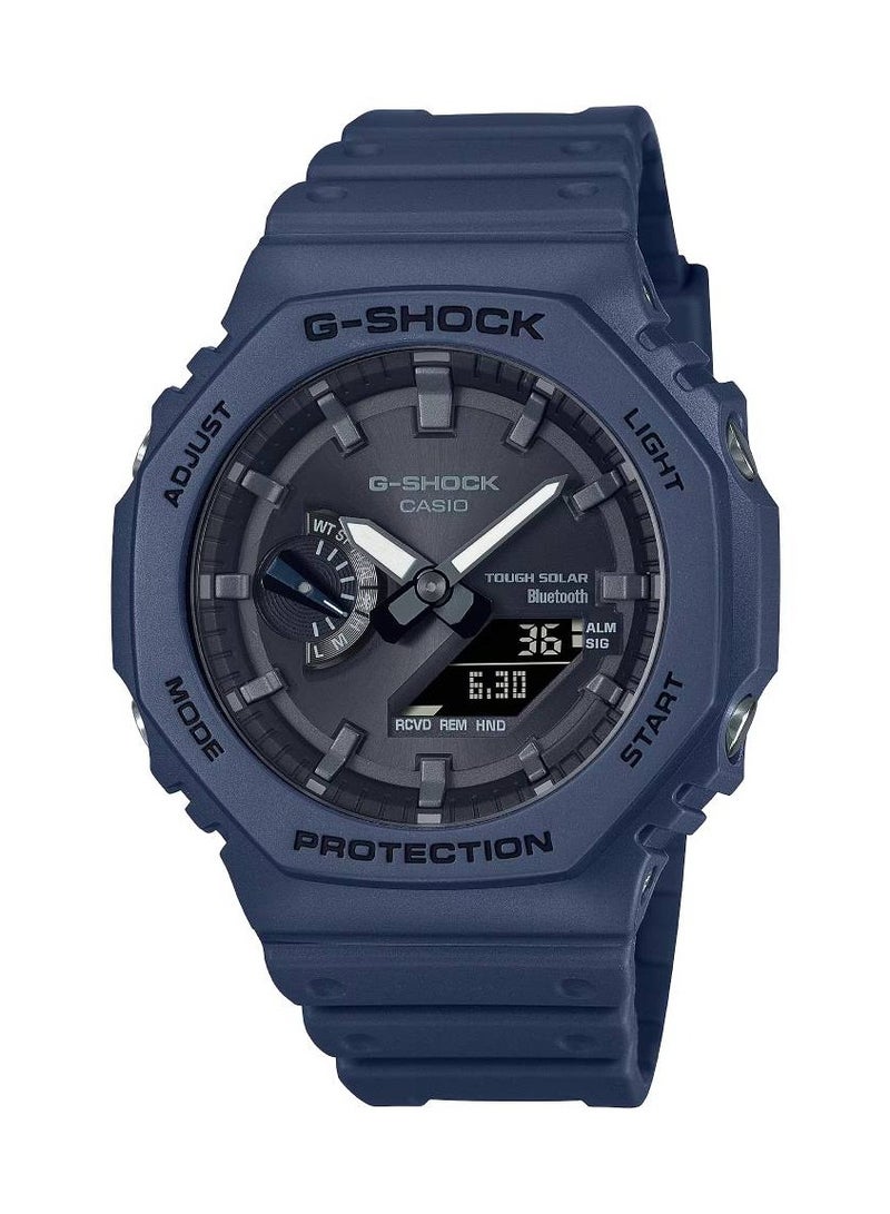 Men's Analog+Digital Asymmetrical Shape Resin Wrist Watch GA-B2100-2ADR - 45.4 Mm