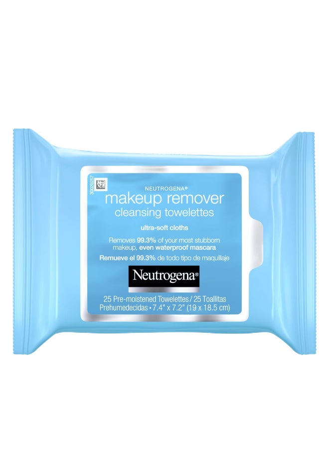 Pack Of 2 Ultra-Soft Makeup Remover Wipes, 50 Count 7.2 x 7.4inch