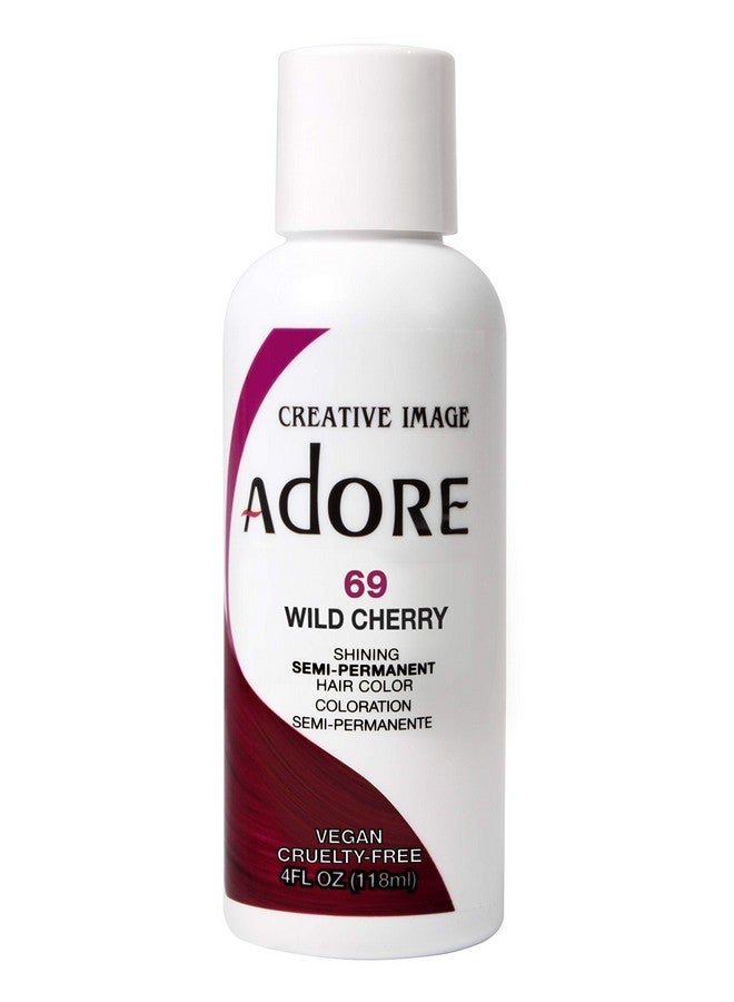 Adore Semipermanent Haircolor #069 Wild Cherry 4 Ounce (118Ml) (6 Pack)