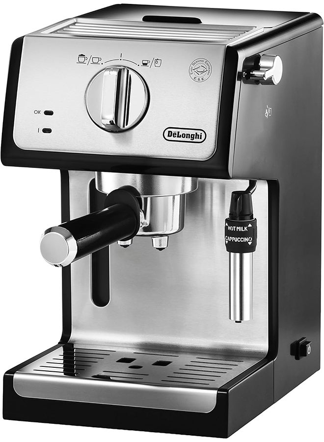 Traditional Barista Pump Espresso Machine, Coffee And Cappuccino Maker 2 L 240 W ECP35.31 Black