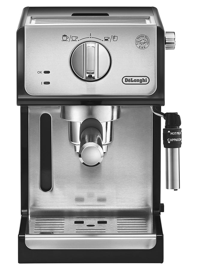 Traditional Barista Pump Espresso Machine, Coffee And Cappuccino Maker 2 L 1100 W ECP35.31 Black