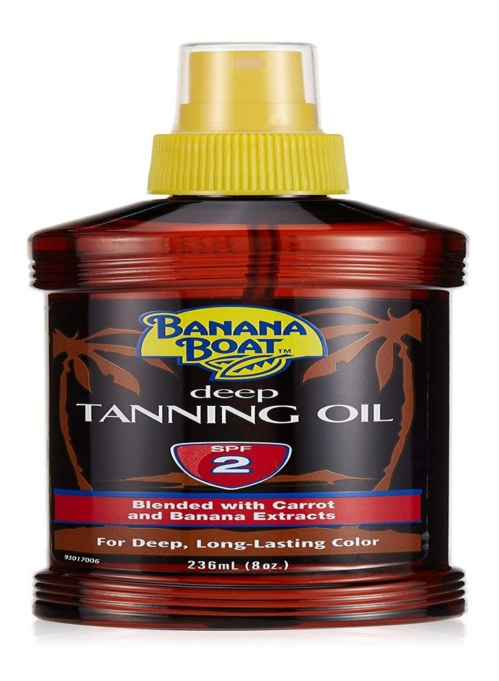 Banana Boat Dark Tan Oil SPF2 - 236ml