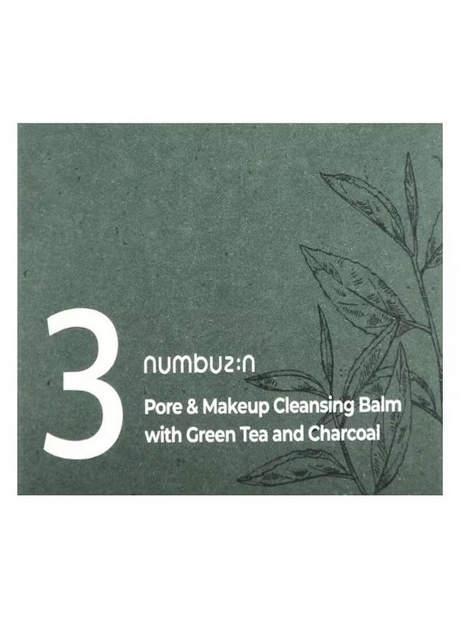 No.3 Pore & Makeup Cleansing Balm With Green Tea and Charcoal 2.99 oz 85 g