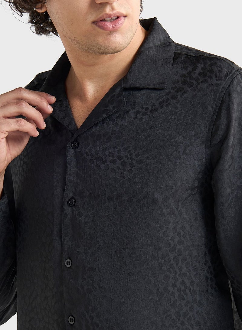 Textured Regular Fit Shirt