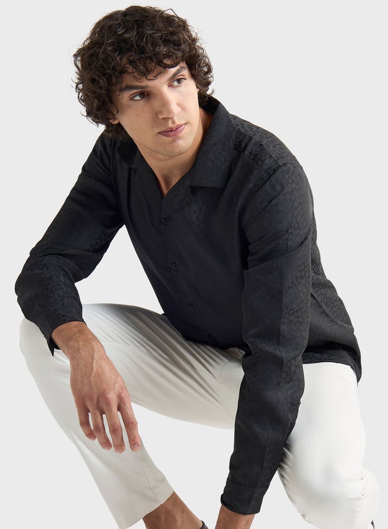 Textured Regular Fit Shirt