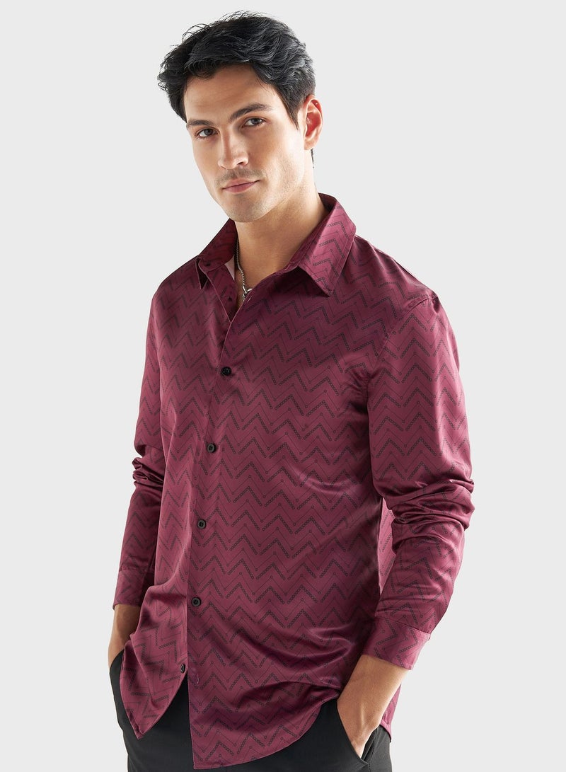 Printed Regular Fit Shirt