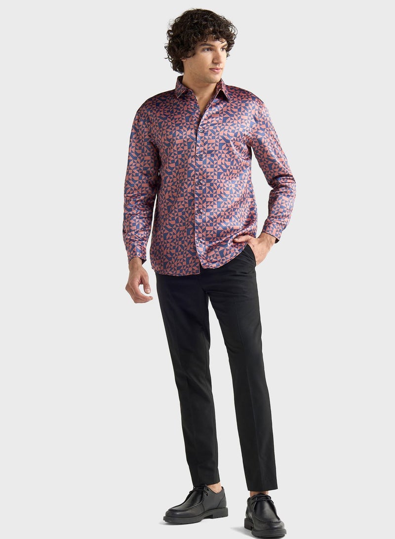 Printed  Regular Fit Shirt