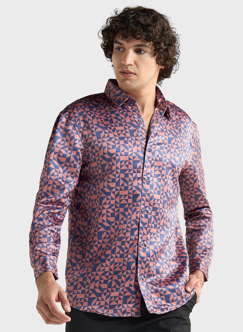 Printed  Regular Fit Shirt