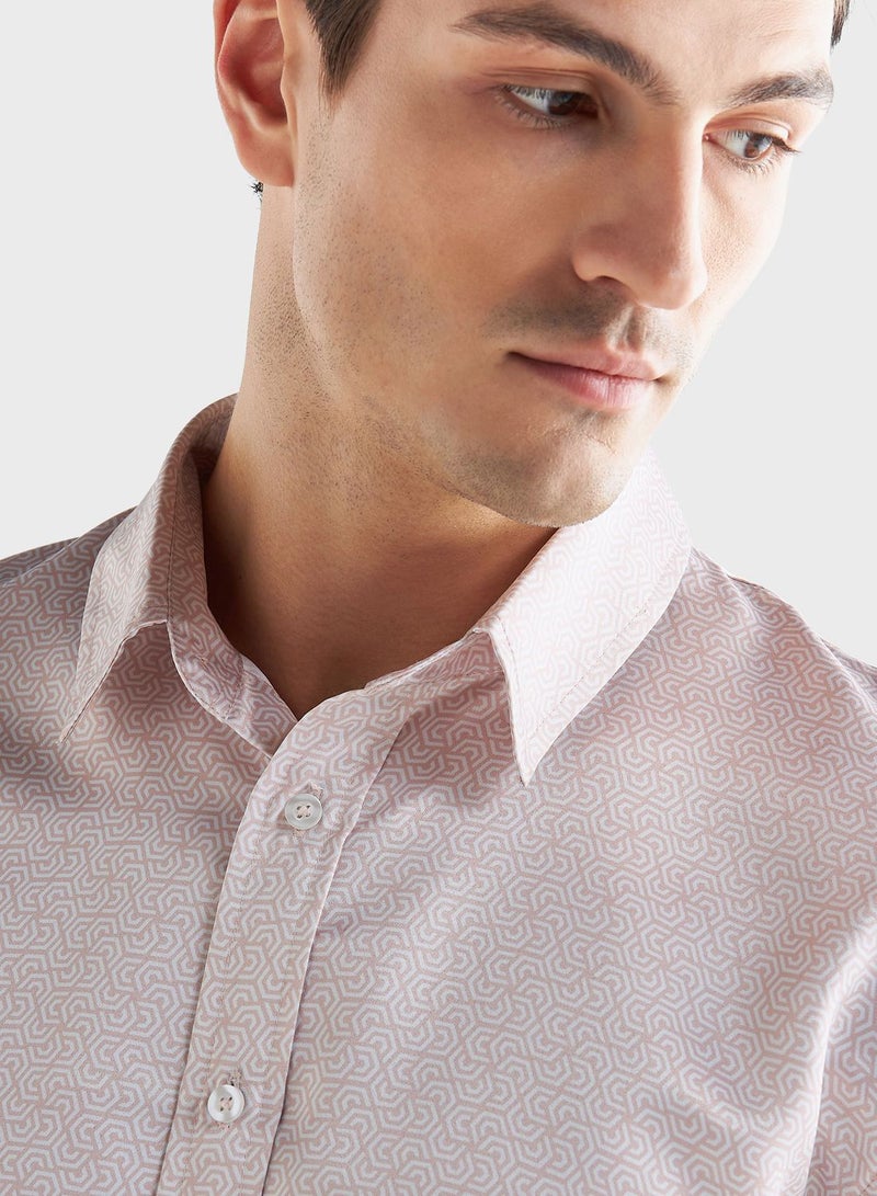 Printed  Regular Fit Shirt