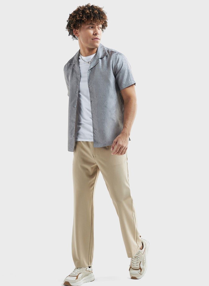 Textured Regular Fit Shirt