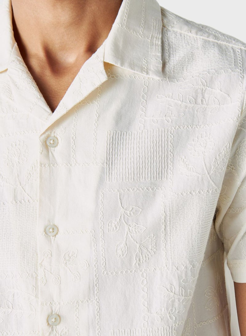 Embroidered Regular Fit Shirt