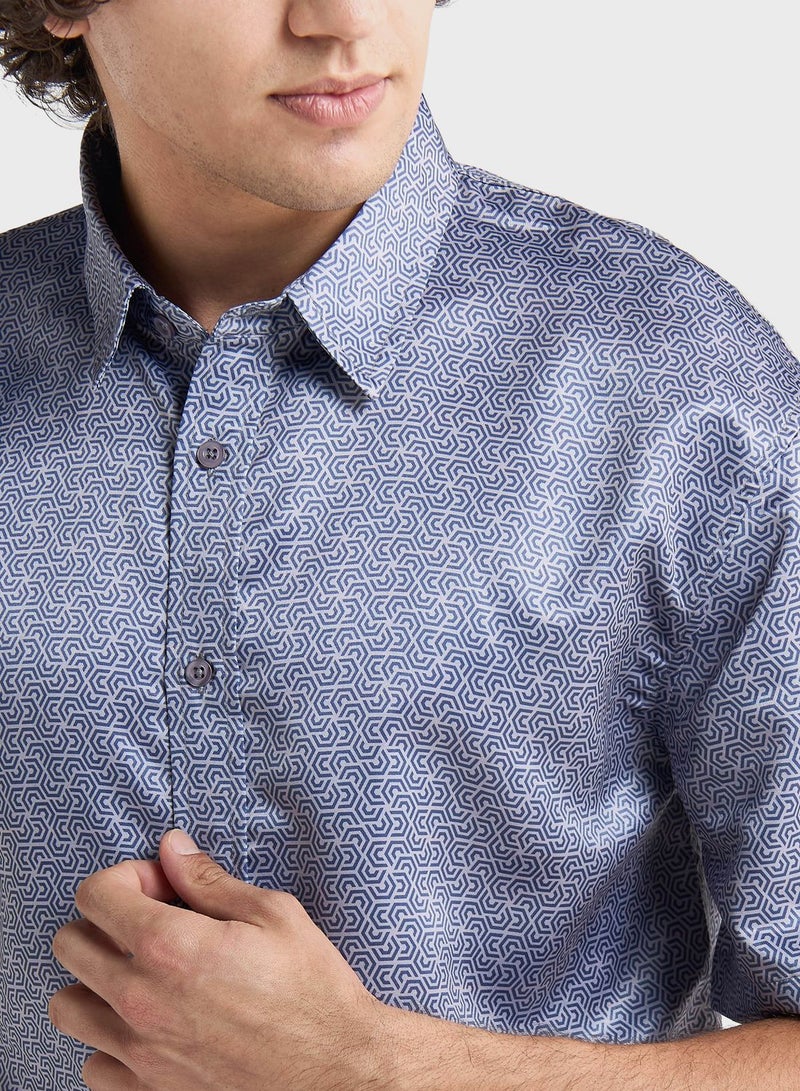 Printed  Regular Fit Shirt