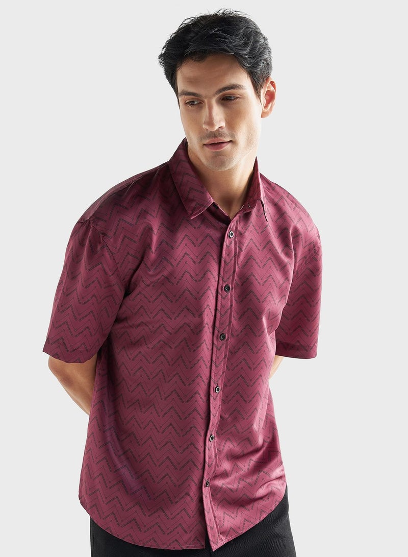 Printed  Regular Fit Shirt