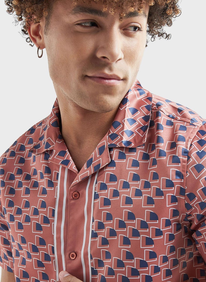 Printed  Regular Fit Shirt