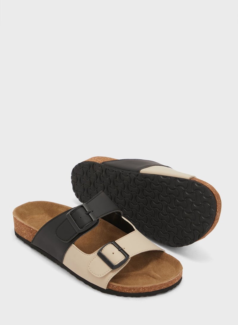 Casual Buckle Strap Sandals
