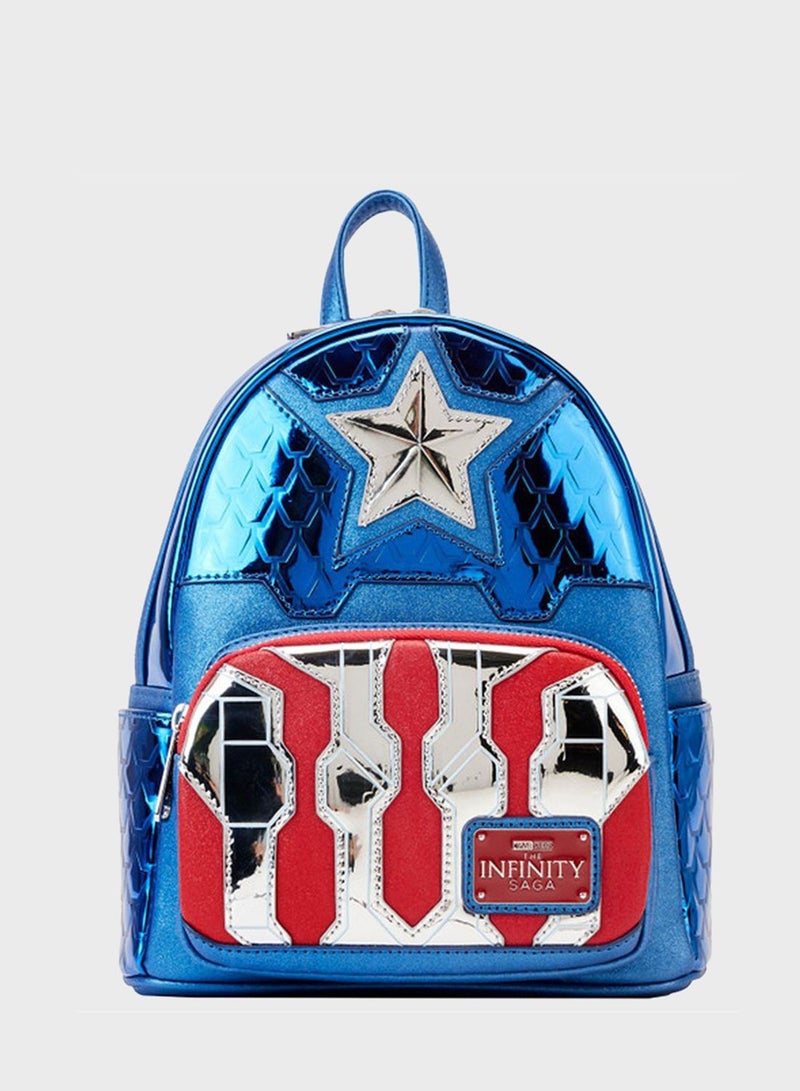 Kids Captain America Zip Over Backpack