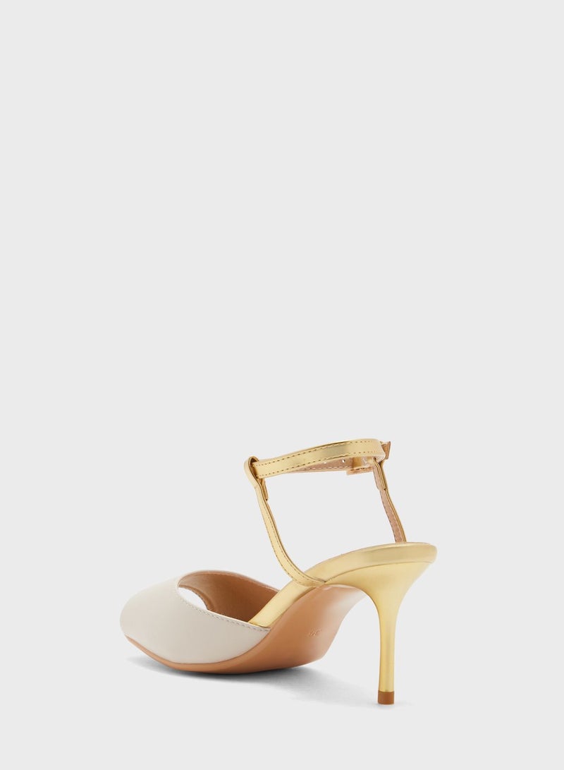 Peeptoe Ankle Strap Pump