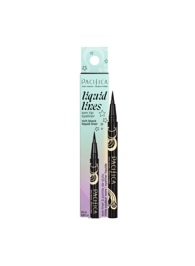 Beauty Eye Love Liquid Charcoal Eyeliner Black Noskip Smudgeproof Matte Finish Precise Application Pen Tip Vegan Crueltyfree