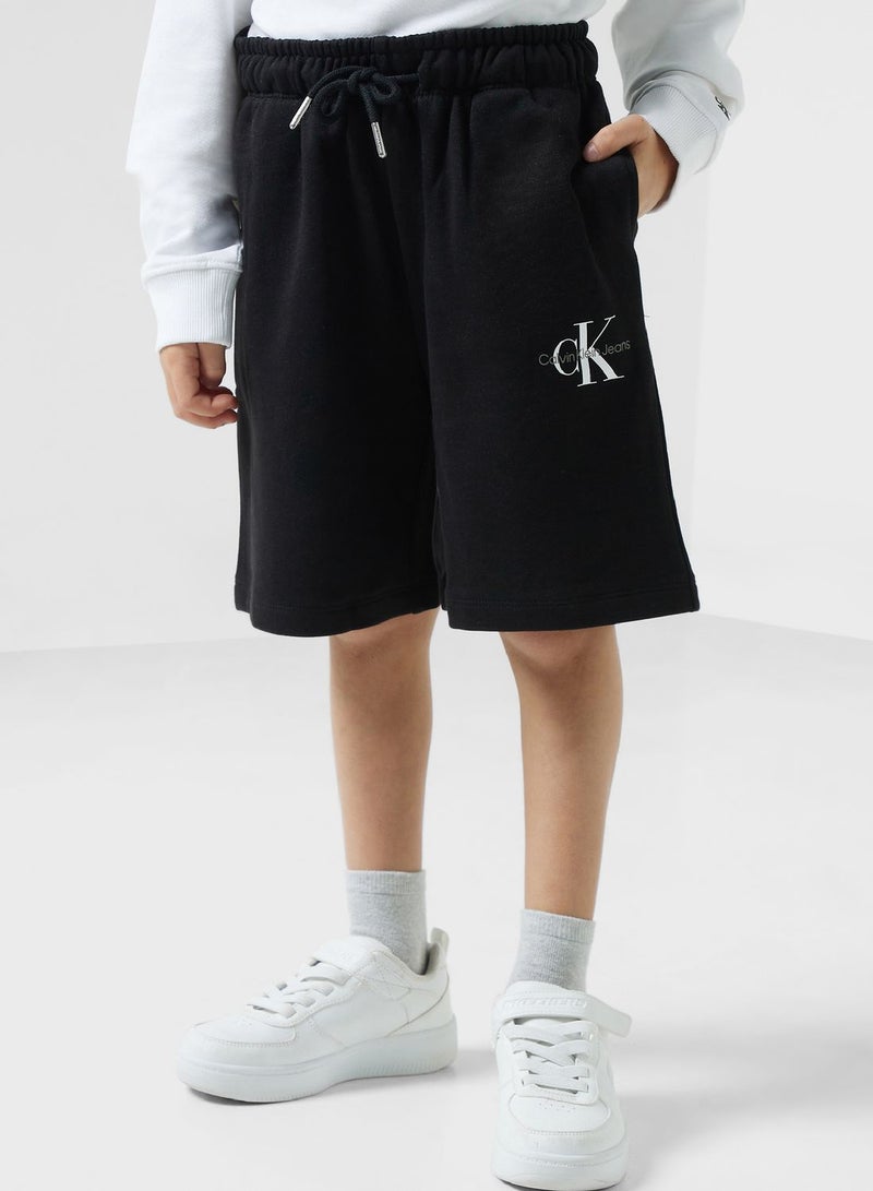 Youth Monogram Shorts