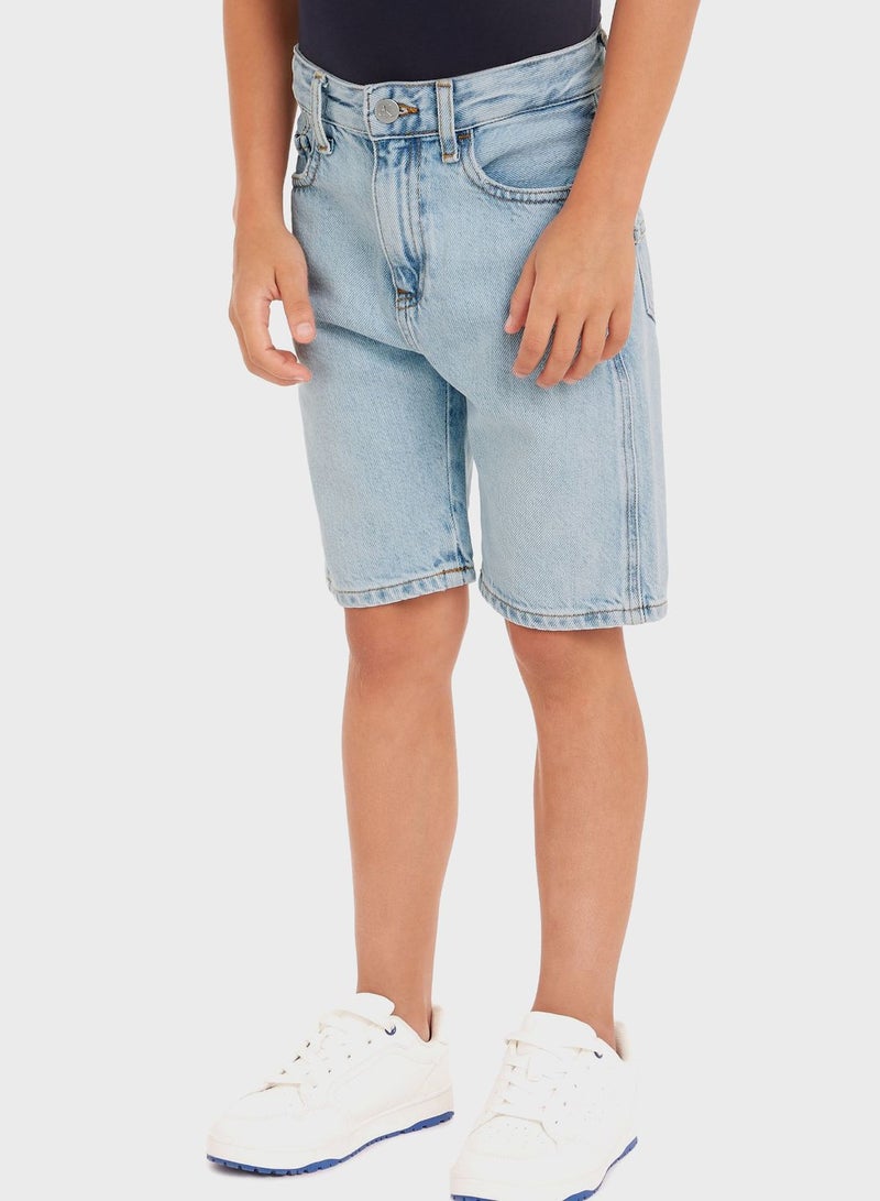 Youth Relaxed Fit Denim Shorts