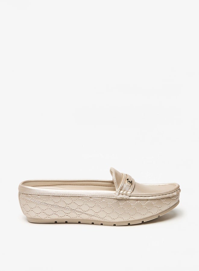 Women's Textured Slip-On Mules