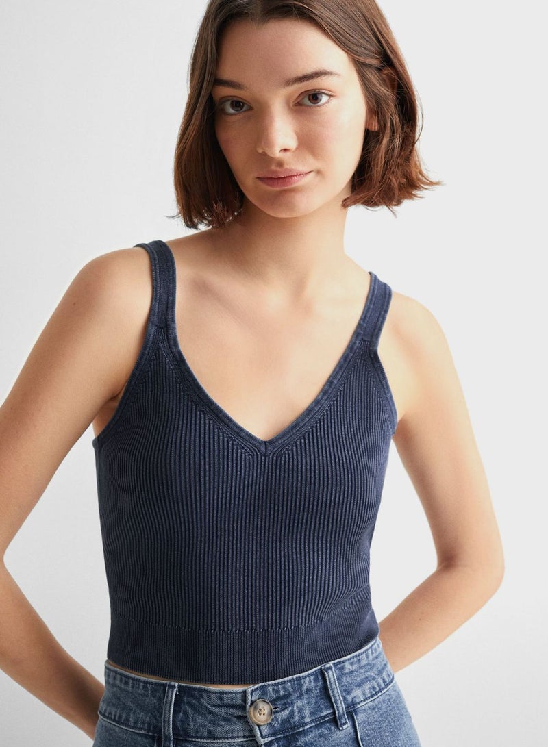 Youth Strappy Knitted Top
