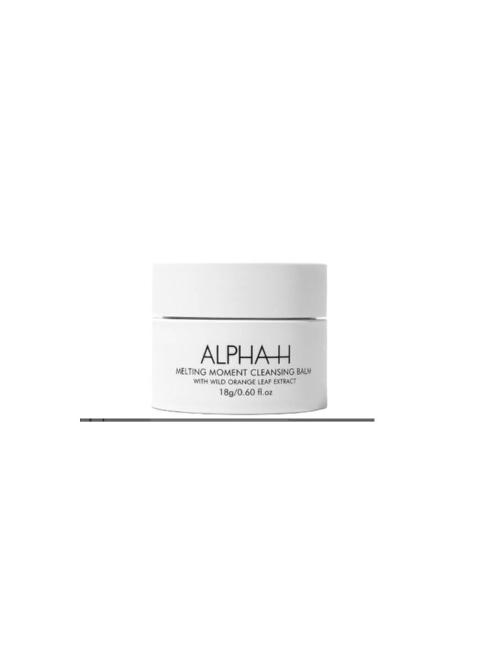 ALPHA-H MELTING MOMENT CLEANSING BALM WITH WILD ORANGE LEAF EXTRACT 18G