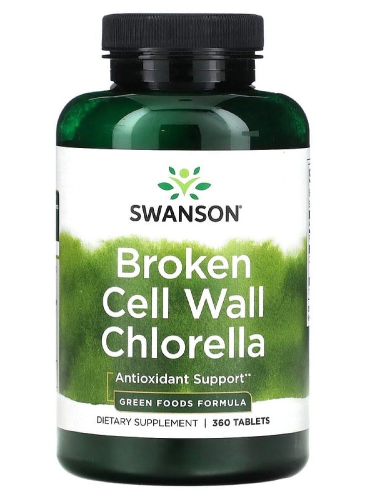 Broken Cell Wall Chlorella 500 mg 360 Tabs
