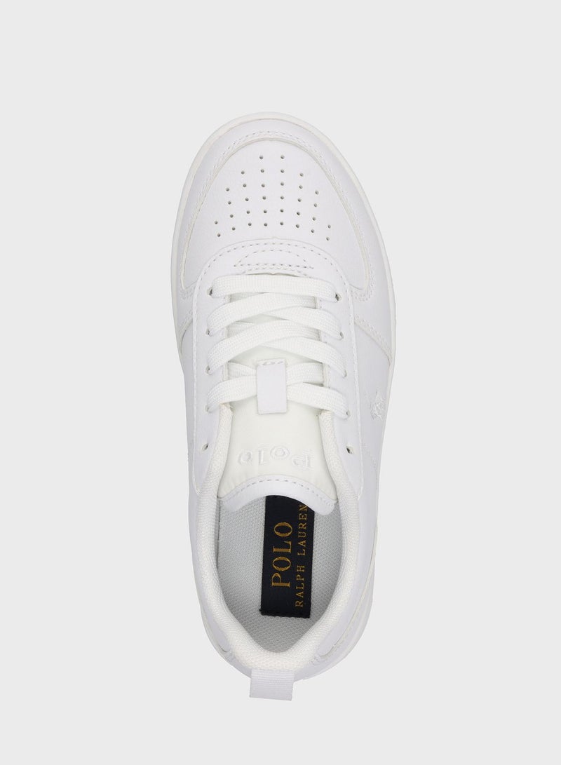 Youth Polo Court Ii Lace Up Sneakers