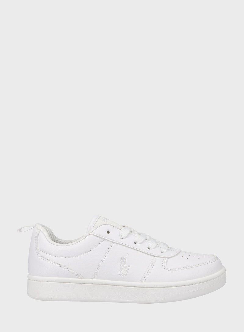 Youth Polo Court Ii Lace Up Sneakers