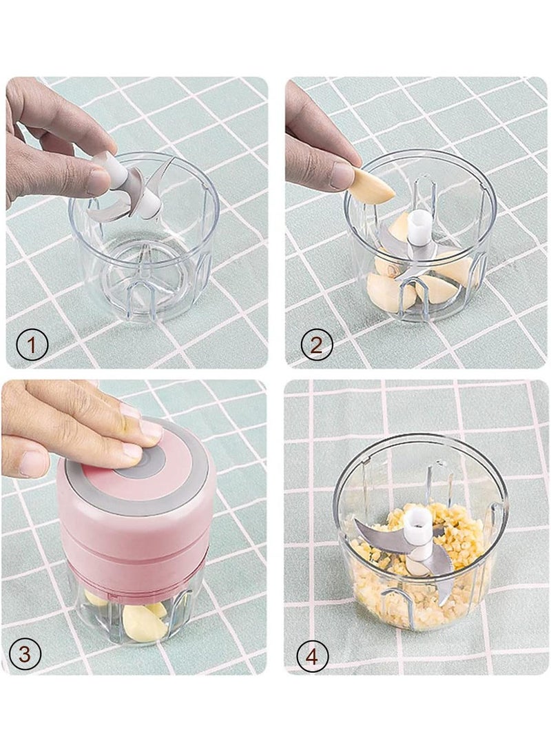 250ML Usb Portable Small Electric Food Chopper