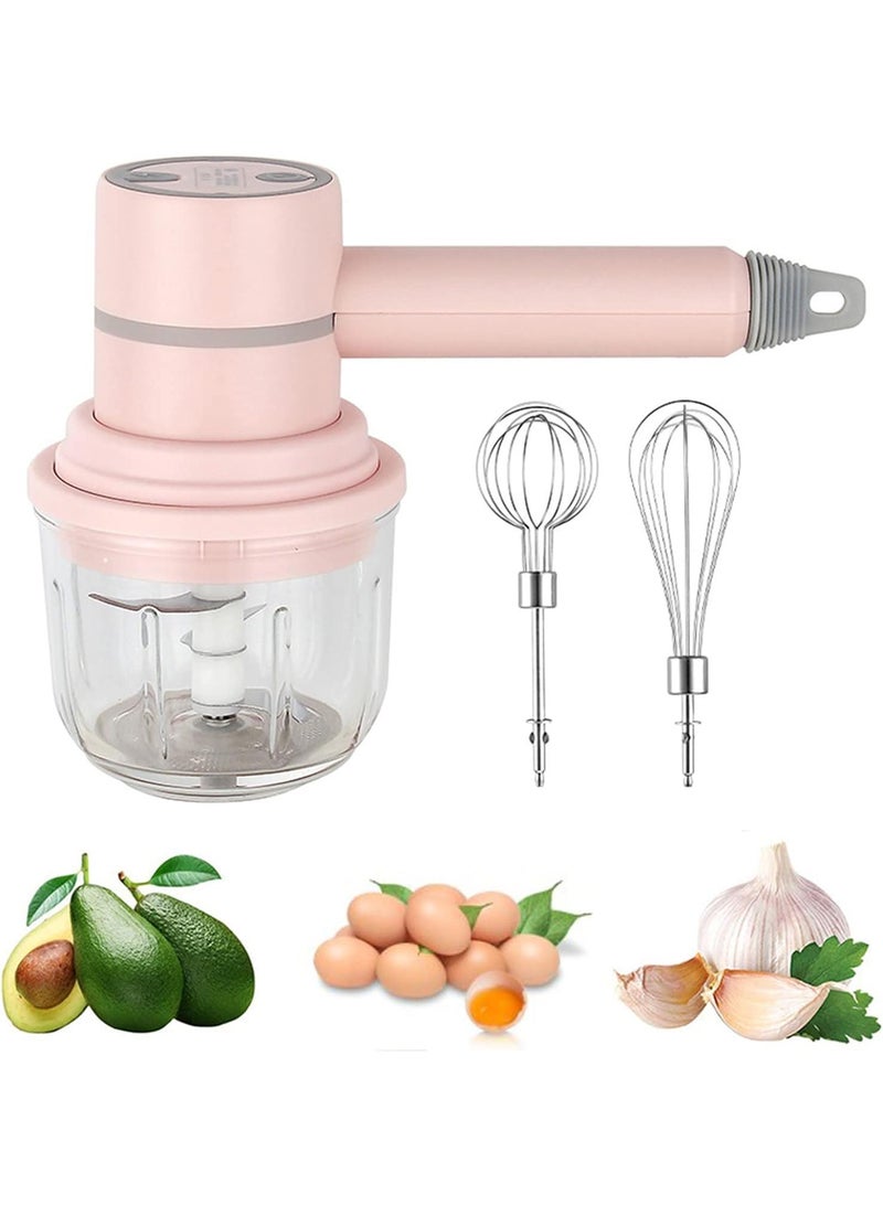 300ML Usb Portable Small Electric Food Chopper