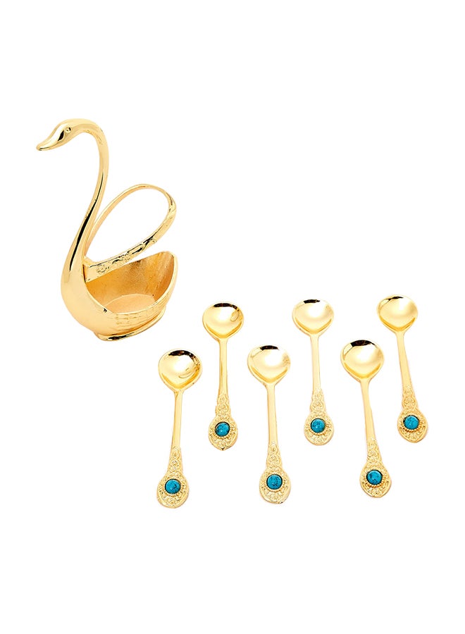 Arabic Traditional Spoon Set Gold