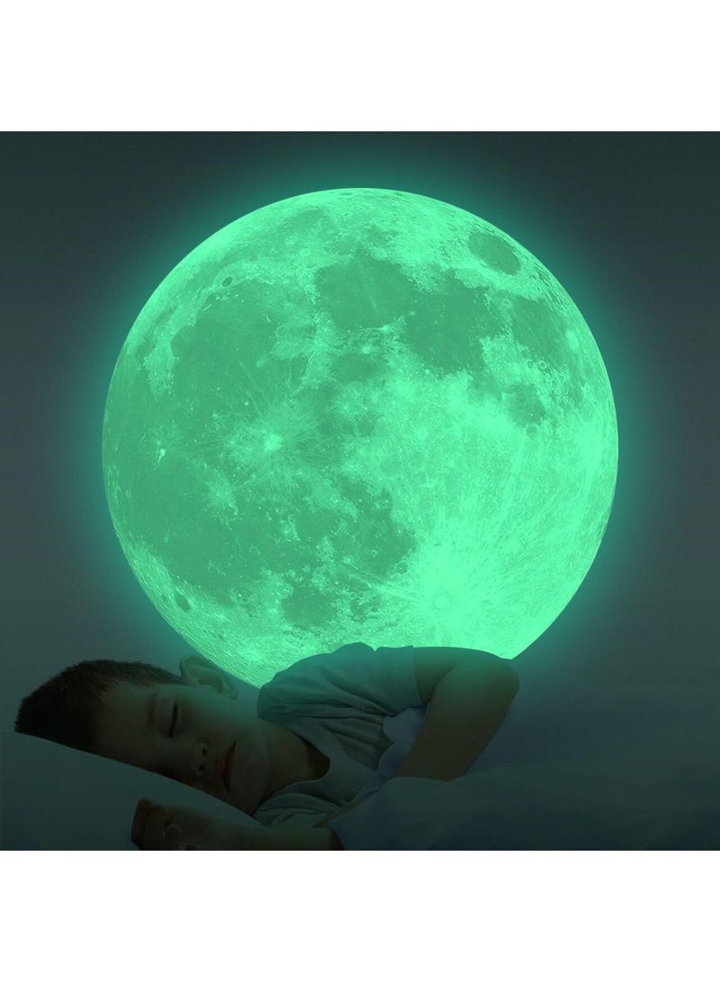 Luminous Moon Luminous Stars Dot Fluorescent Decorative Sticker