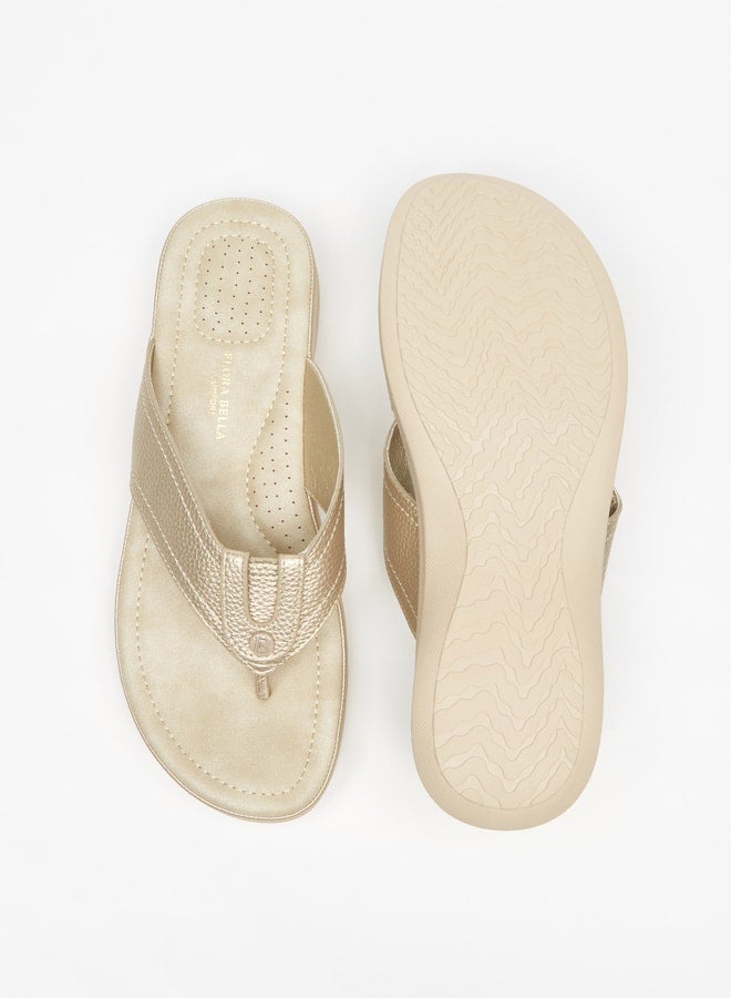 Women's Solid Slip-On Sandals