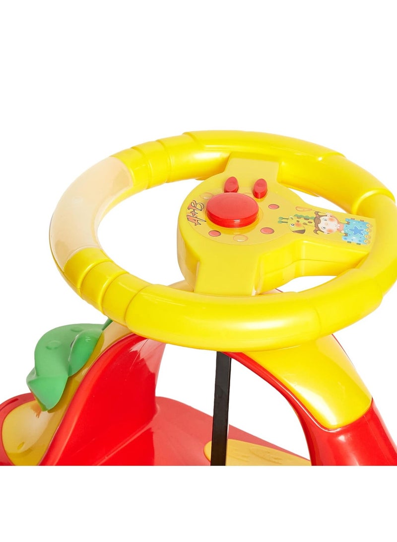 Kids Swing Ride-On Car -Red