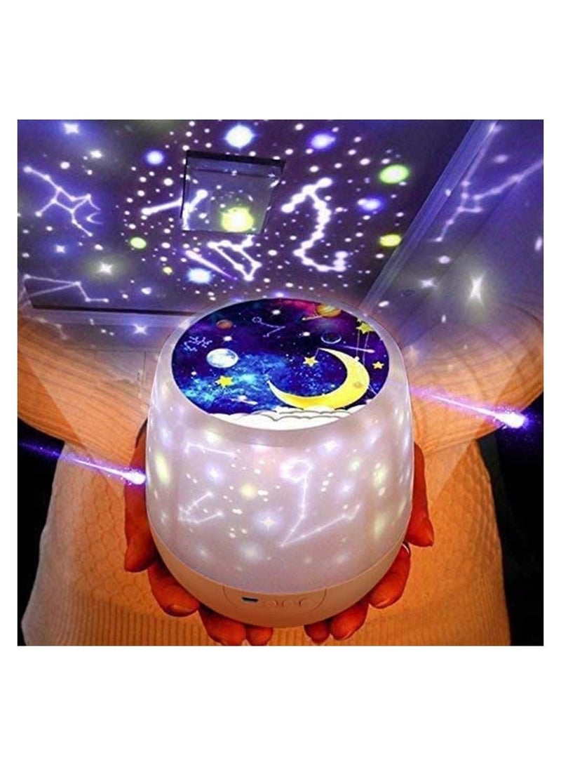 Night Lights for Kids Multifunctional Star Projector Lamp Light Boys and Girls Birthday Gifts Other Parties Decoration Best Gift Baby’s Bedroom 5 Colorful Films
