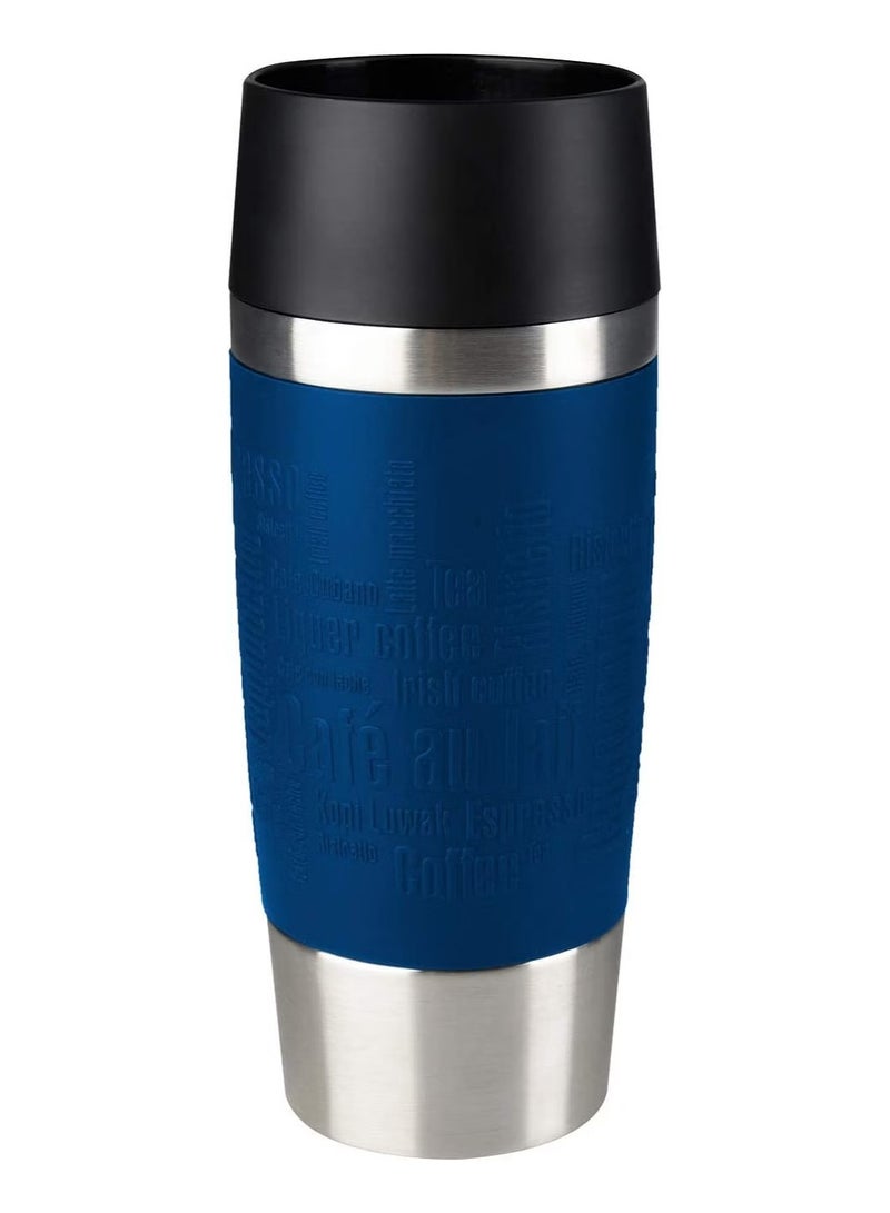 TEFAL K3082114 0.36 Litre Travel Mug Blue Stainless Steel Plastic