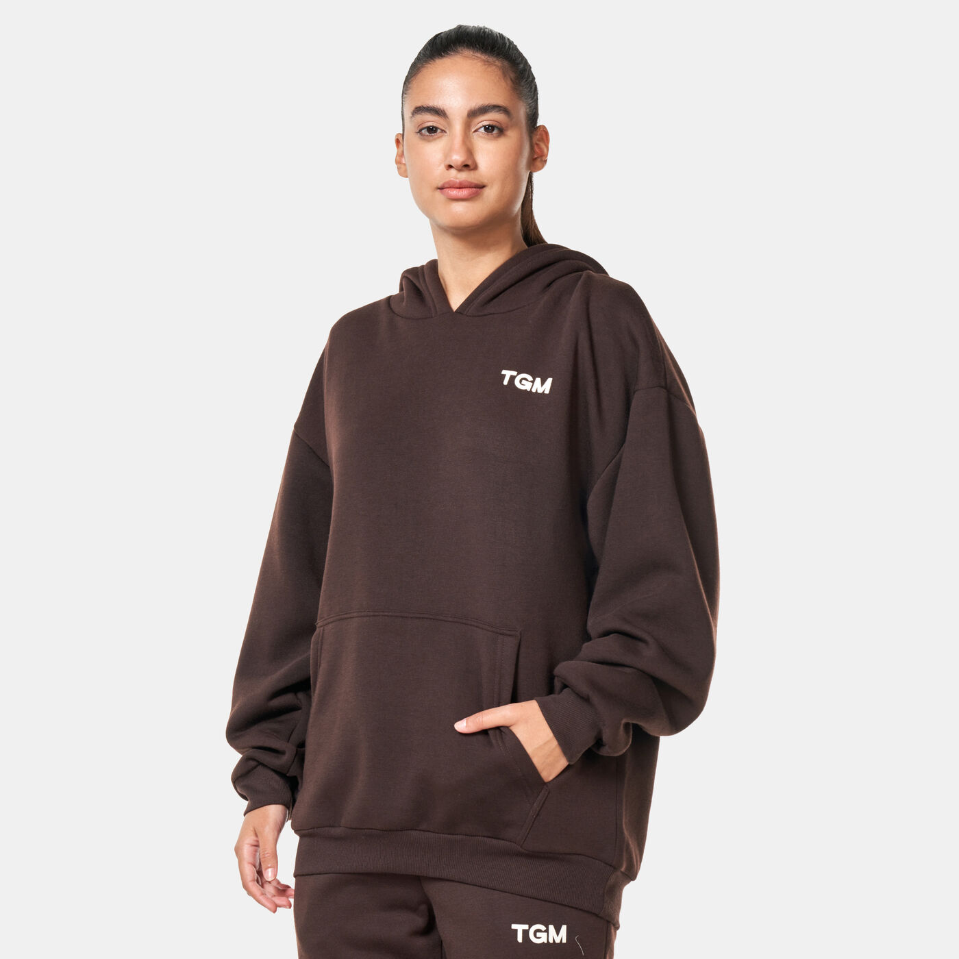 Lounge Logo Print Hoodie