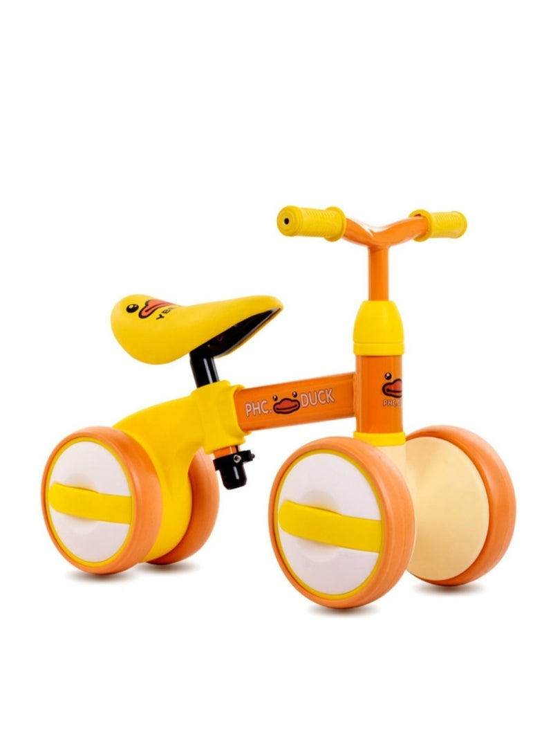 Ride On Car Baby Balance Scooter - 1-3 Years Old Baby - Cute Yellow Duck