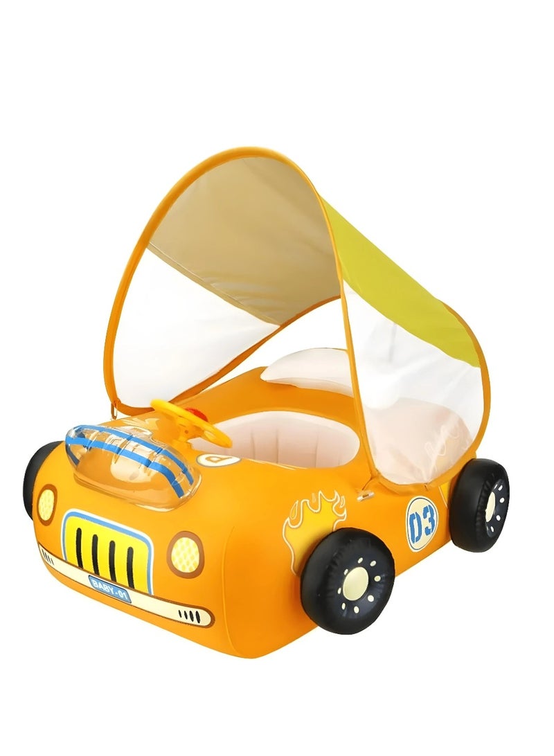 Inflatable Swimming Float  yellow car