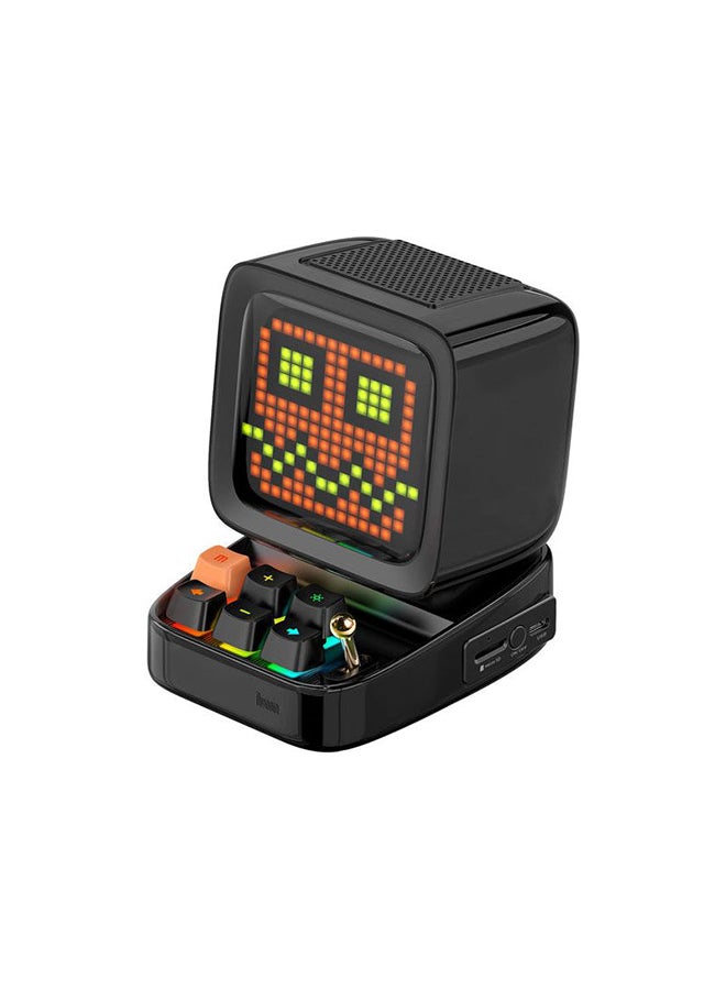 Divoom Ditoo Plus Retro Pixel Art Game Bluetooth Speaker - Black
