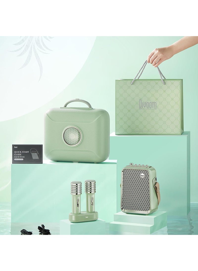 Divoom Songbird HQ Portable Bluetooth Speaker With Microphones Green