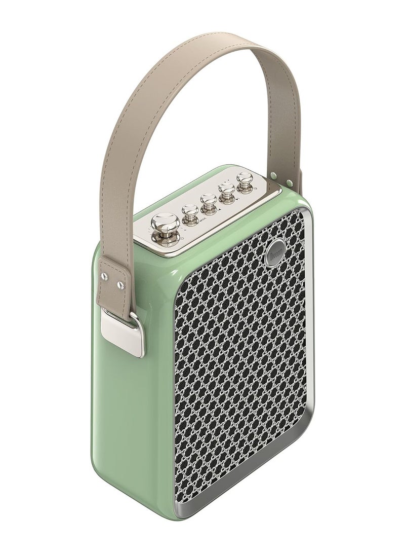 Divoom Songbird HQ Portable Bluetooth Speaker With Microphones Green