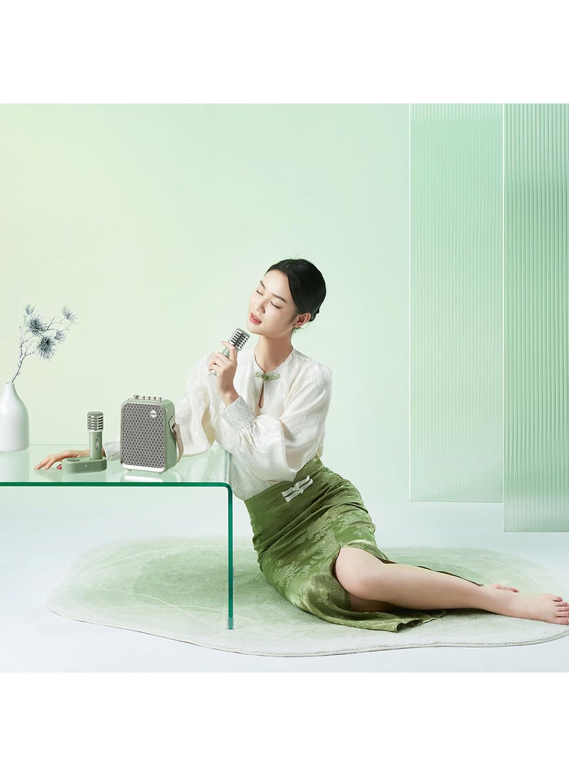 Divoom Songbird HQ Portable Bluetooth Speaker With Microphones Green