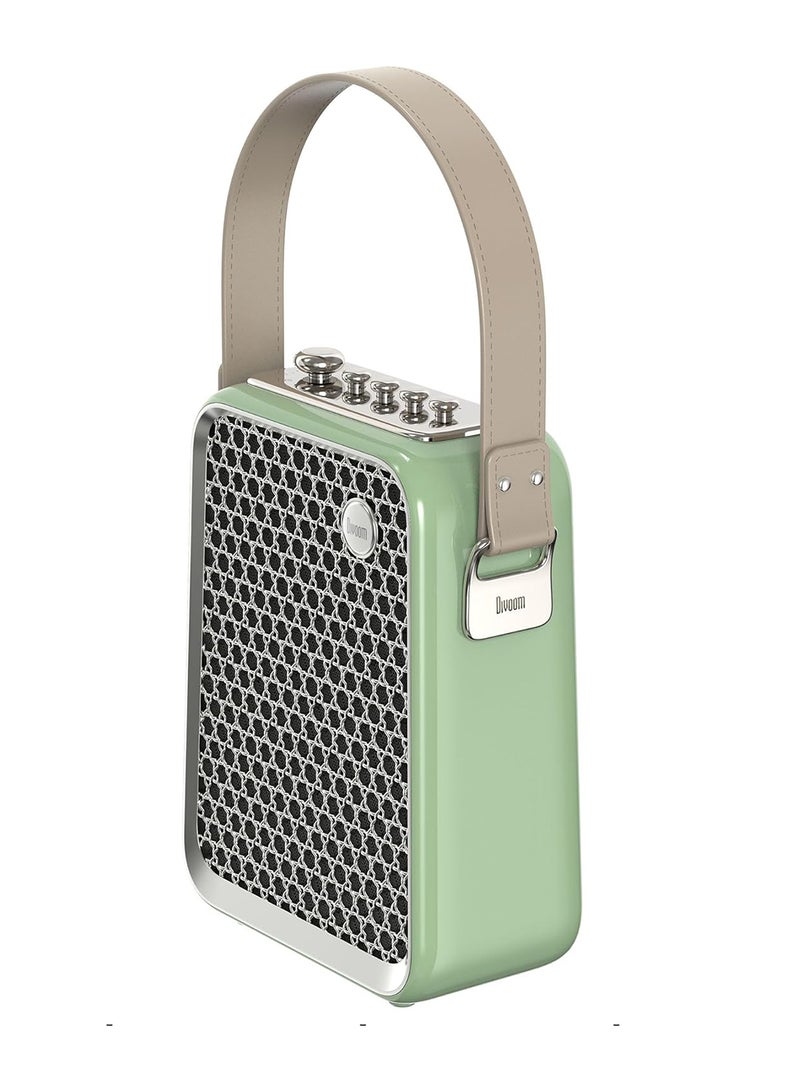 Divoom Songbird HQ Portable Bluetooth Speaker With Microphones Green