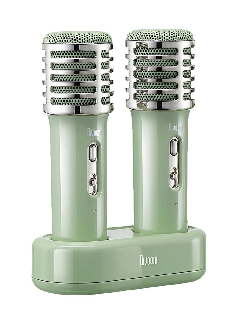 Divoom Songbird HQ Portable Bluetooth Speaker With Microphones Green