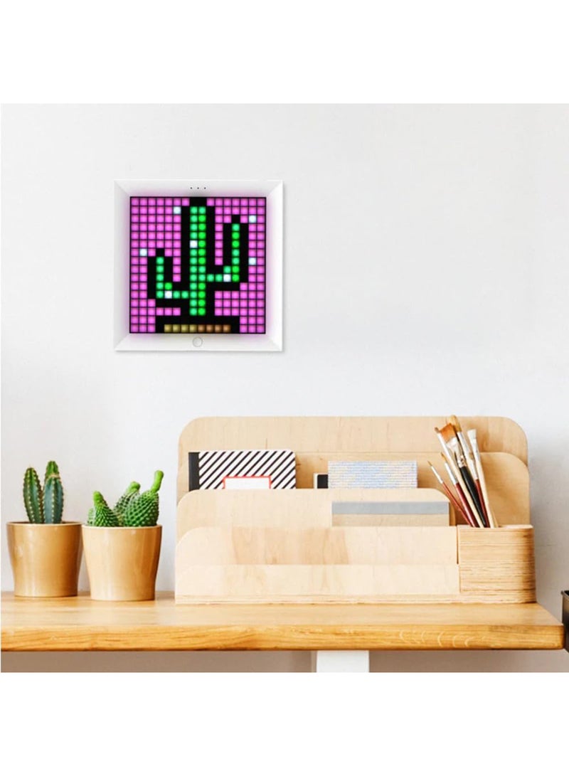 Divoom Pixoo Pixel Art Digital Picture Frame 16x16 LED Display